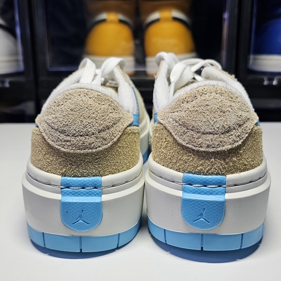 Womens 7 US Nike Air Jordan 1 Retro Low Elevate Platform Salt Lake SE - Picture 4 of 5